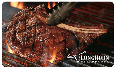 LongHorn Steakhouse gift card