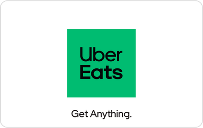 Uber Eats gift card